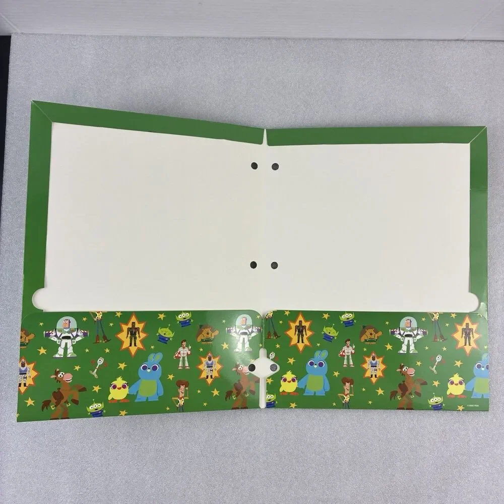 NEW Toy Story 4 Buzz 3 Ring Glossy School Notebook 2 Pocket Folder w/ Stickers